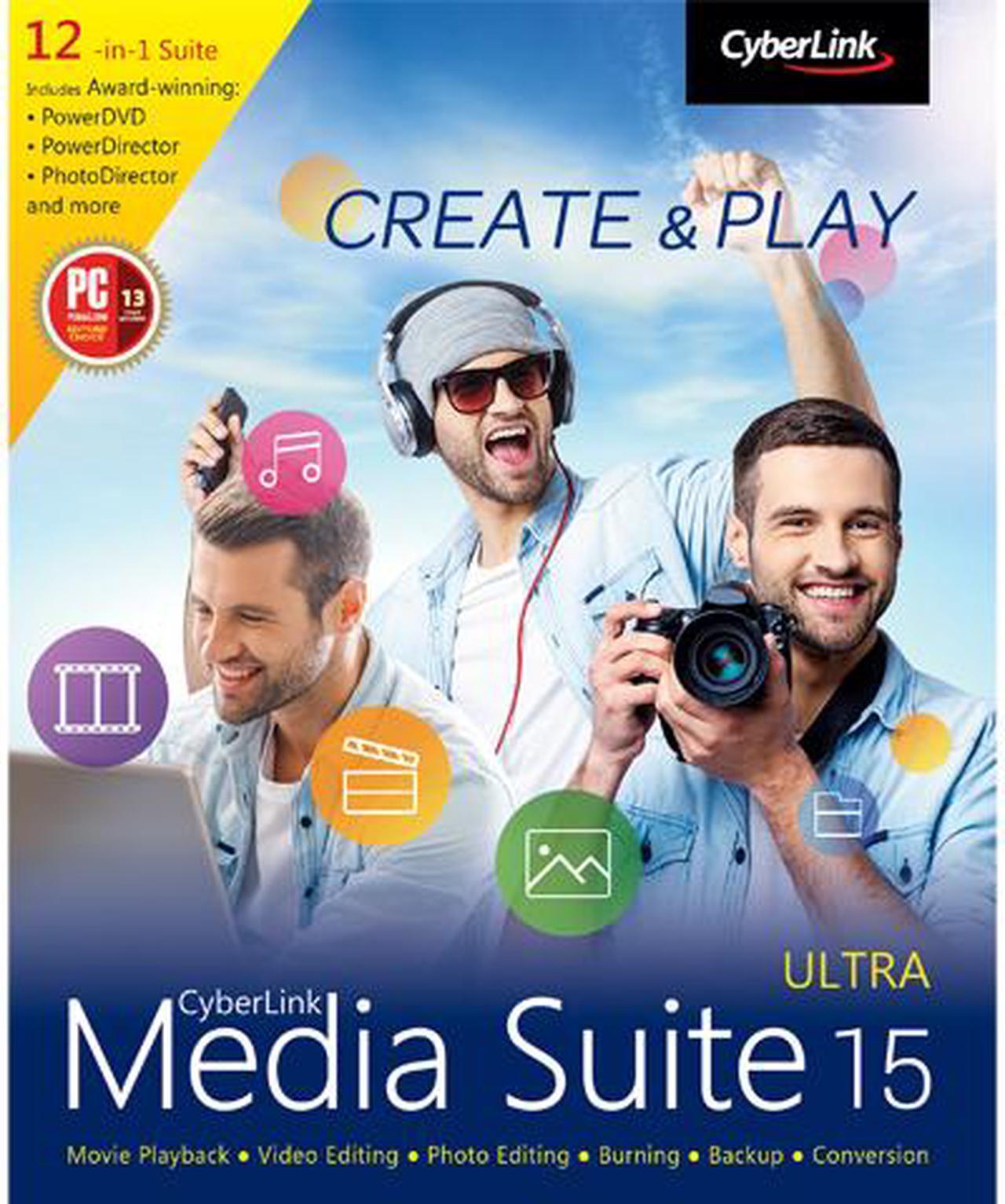Main image of CyberLink Media Suite 15 Ultra