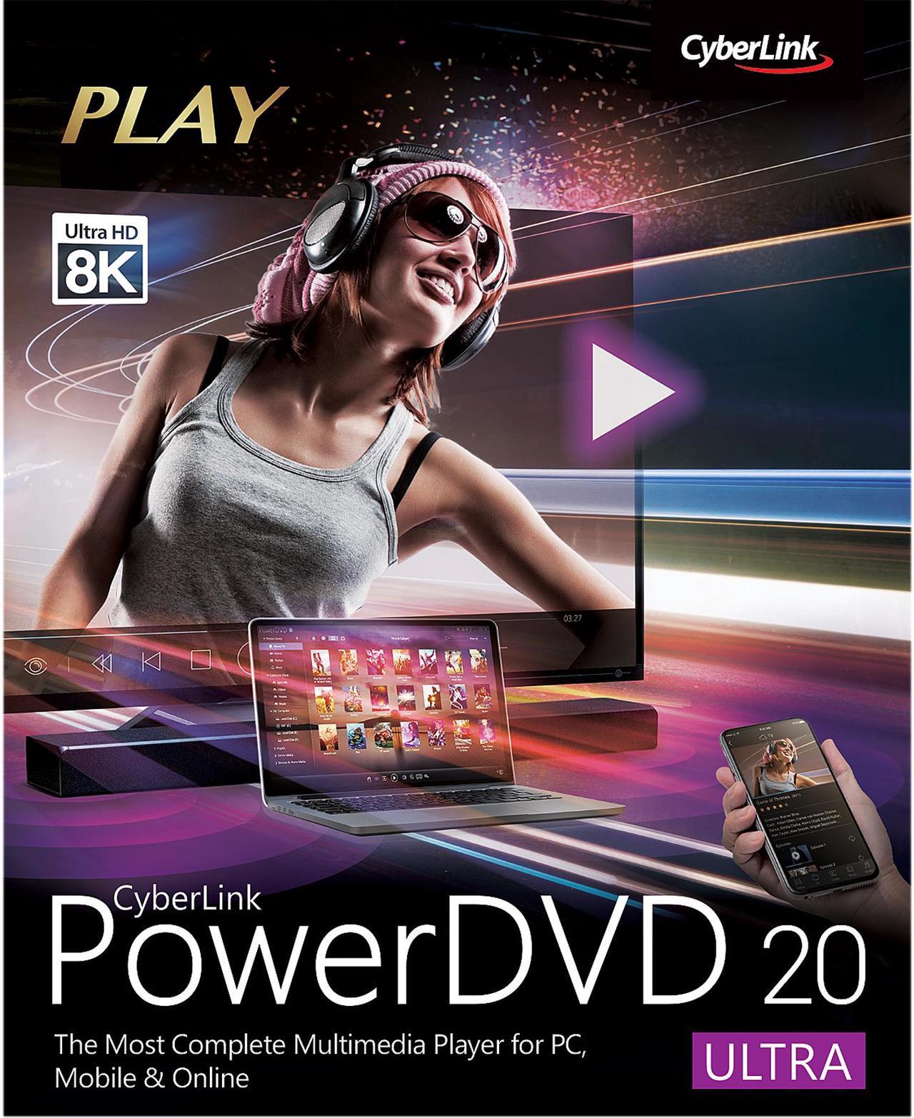 Main image of CyberLink PowerDVD 20 Ultra