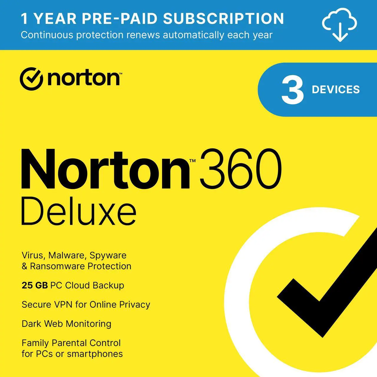 Norton 360 Deluxe 2024 Security Software