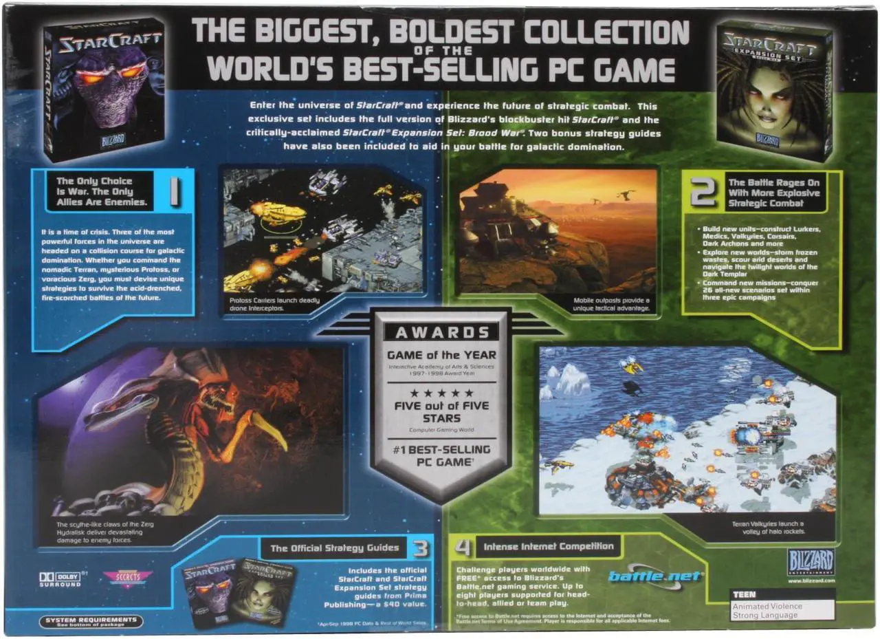 Alt view image 2 of 2 - StarCraft Battle Chest PC Game