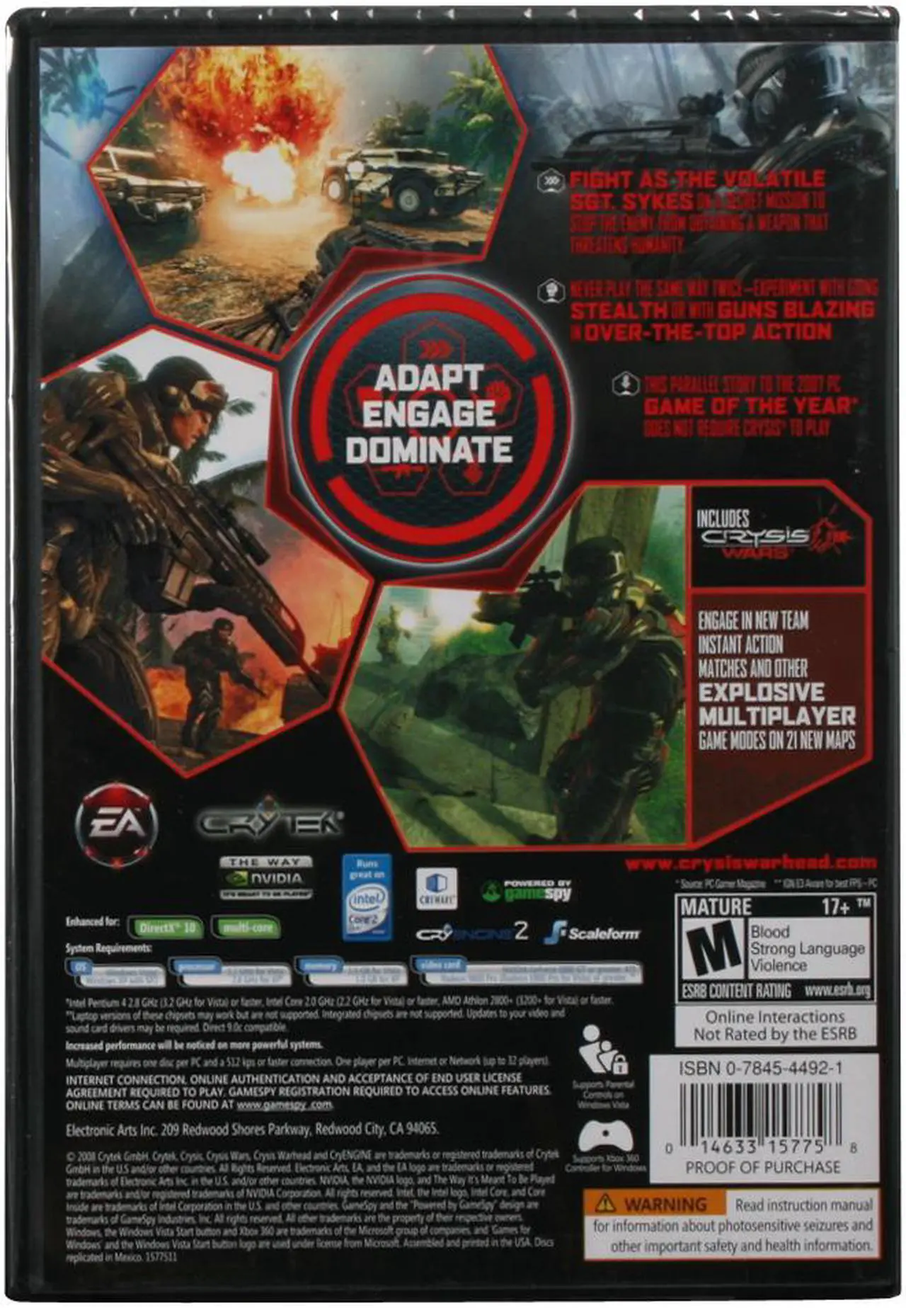 Alt view image 14 of 14 - Crysis: Warhead PC Game