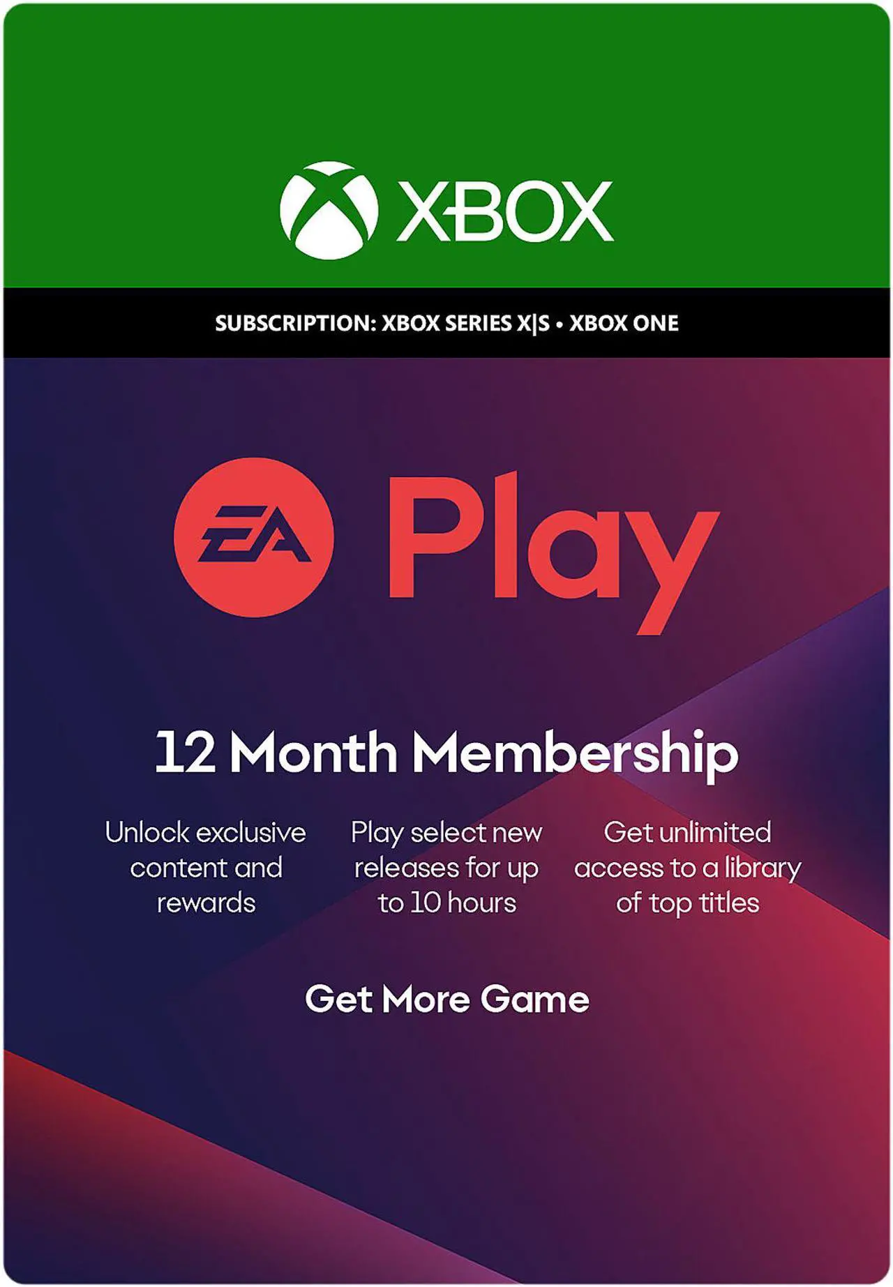 Main image of EA Play 12 Month Subscription Xbox One [Digital Code]