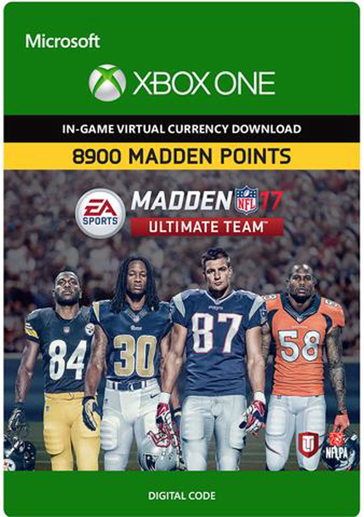 Main image of Madden NFL 17: MUT 8900 Madden Points Pack Xbox One [Digital Code]