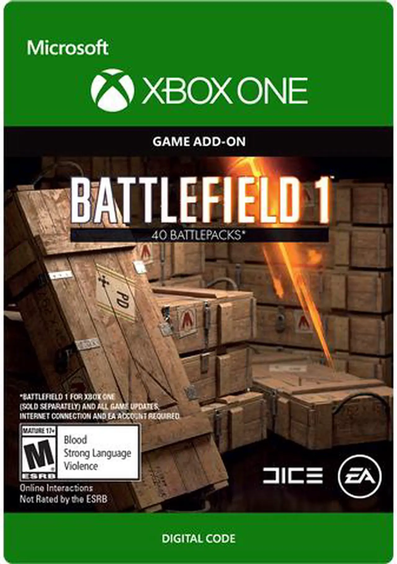 Main image of Battlefield 1: Battlepack X 40 Xbox One [Digital Code]