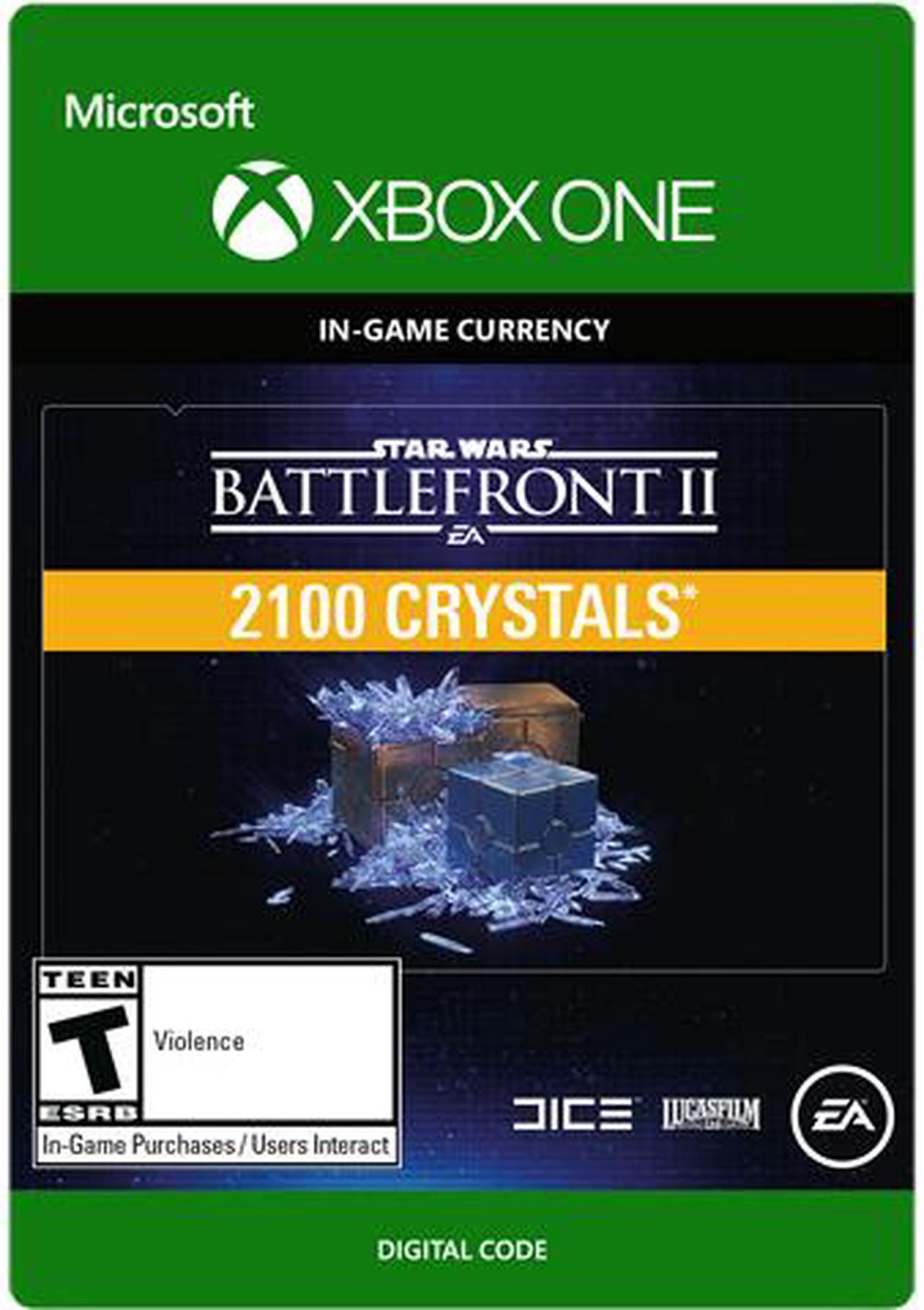 Main image of STAR WARS BATTLEFRONT II 2100 CRYSTALS Xbox One [Digital Code]