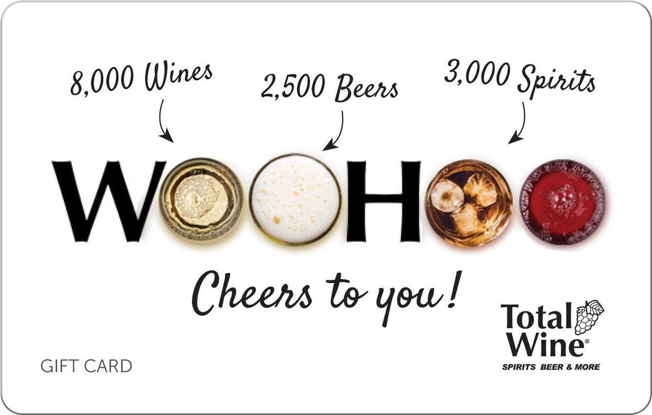 Main image of Total Wine & More $100 Gift Card (Email Delivery)