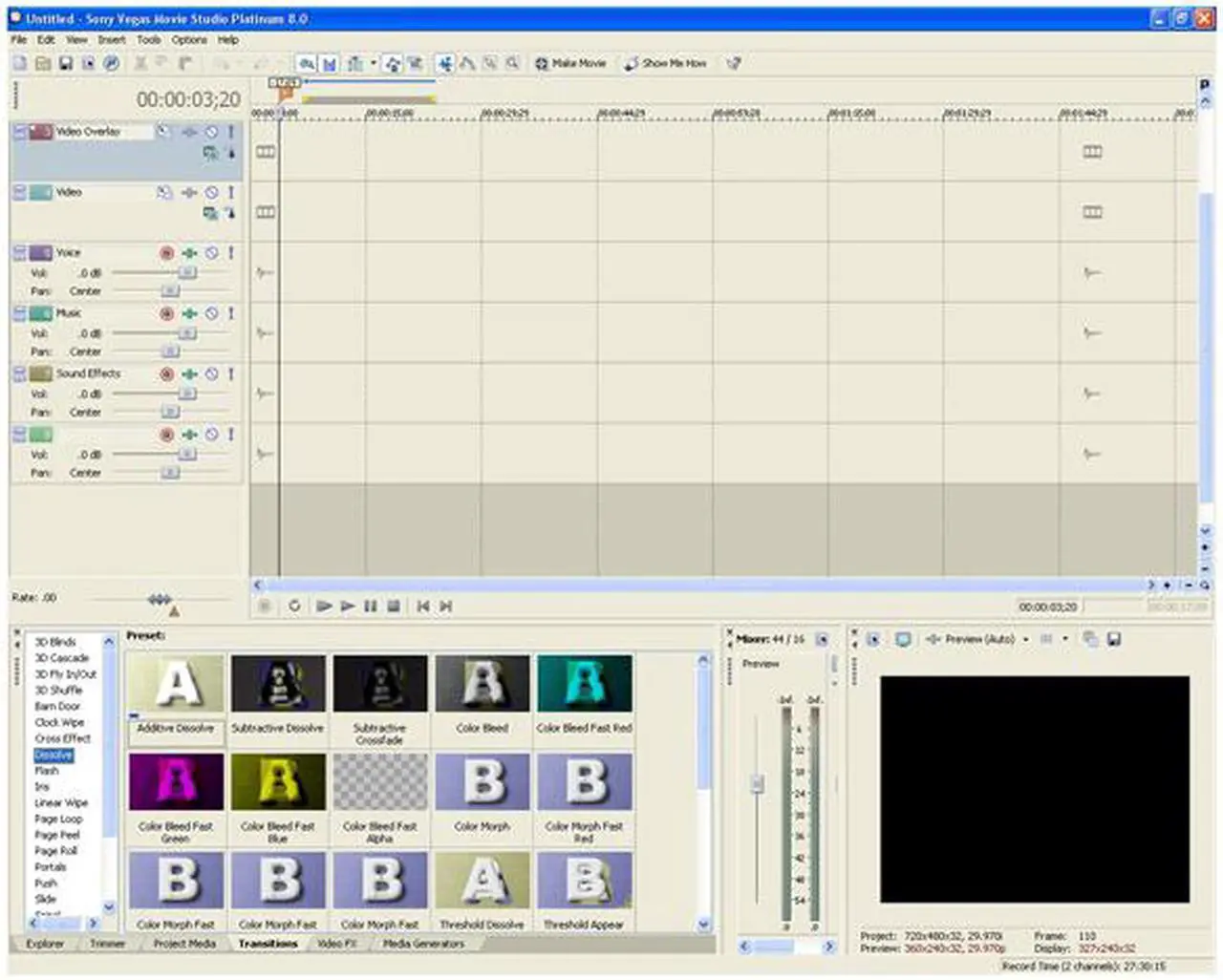 Alt view image 5 of 11 - SONY Vegas Movie Studio+DVD 8 Platinum Edition