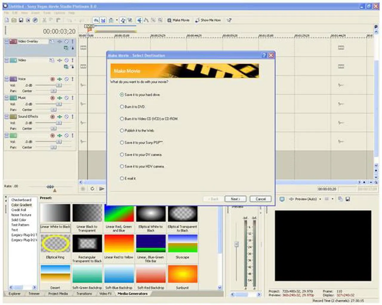 Alt view image 7 of 11 - SONY Vegas Movie Studio+DVD 8 Platinum Edition