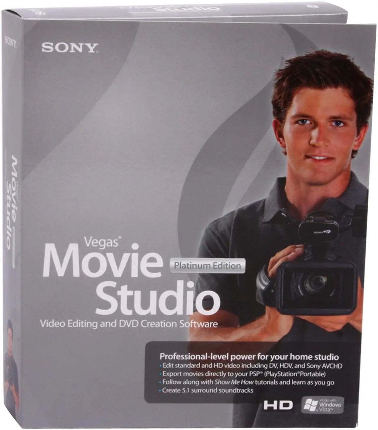 Main image of SONY Vegas Movie Studio+DVD 8 Platinum Edition