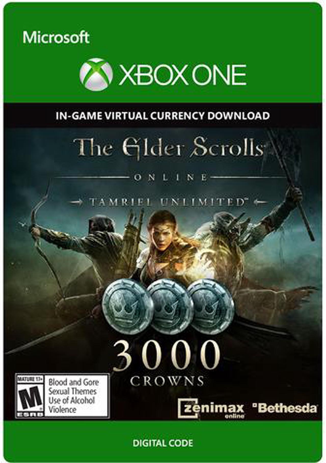 Main image of The Elder Scrolls Online Tamriel Unlimited Edition 3000 Crowns XBOX One [Digital Code]