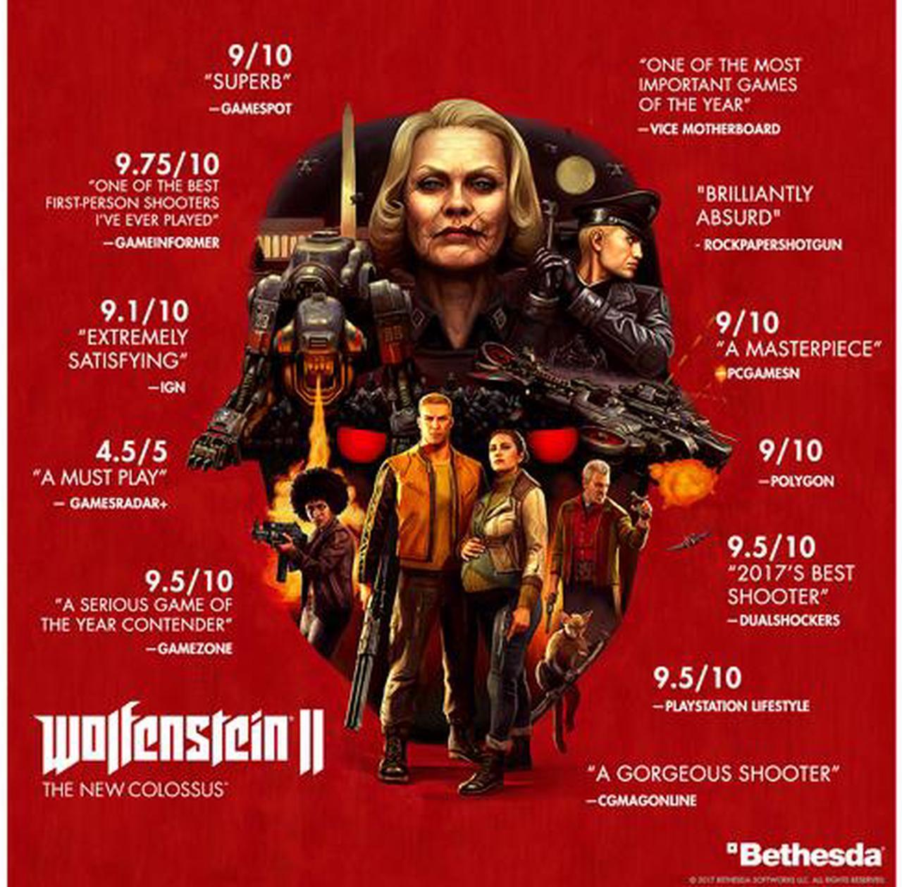 Alt view image 2 of 9 - Wolfenstein II: The New Colossus - Digital Deluxe Edition [Online Game Code]