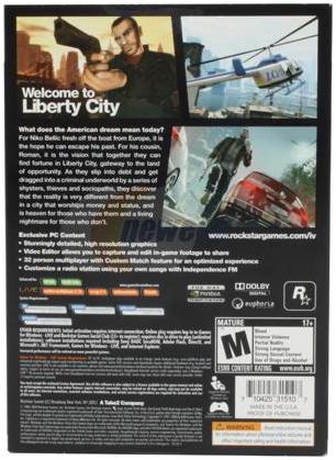 Alt view image 2 of 2 - Grand Theft Auto IV PC Game
