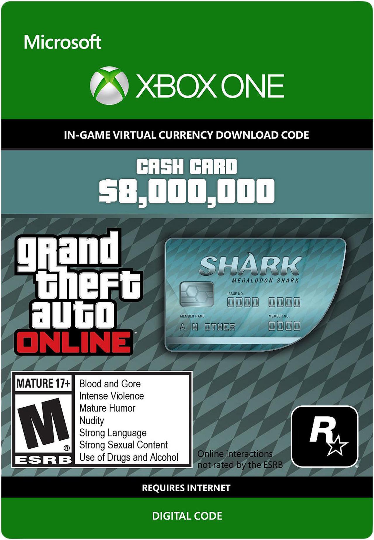 Main image of Grand Theft Auto Online: Megalodon Shark Cash Card Xbox One [Digital Code]