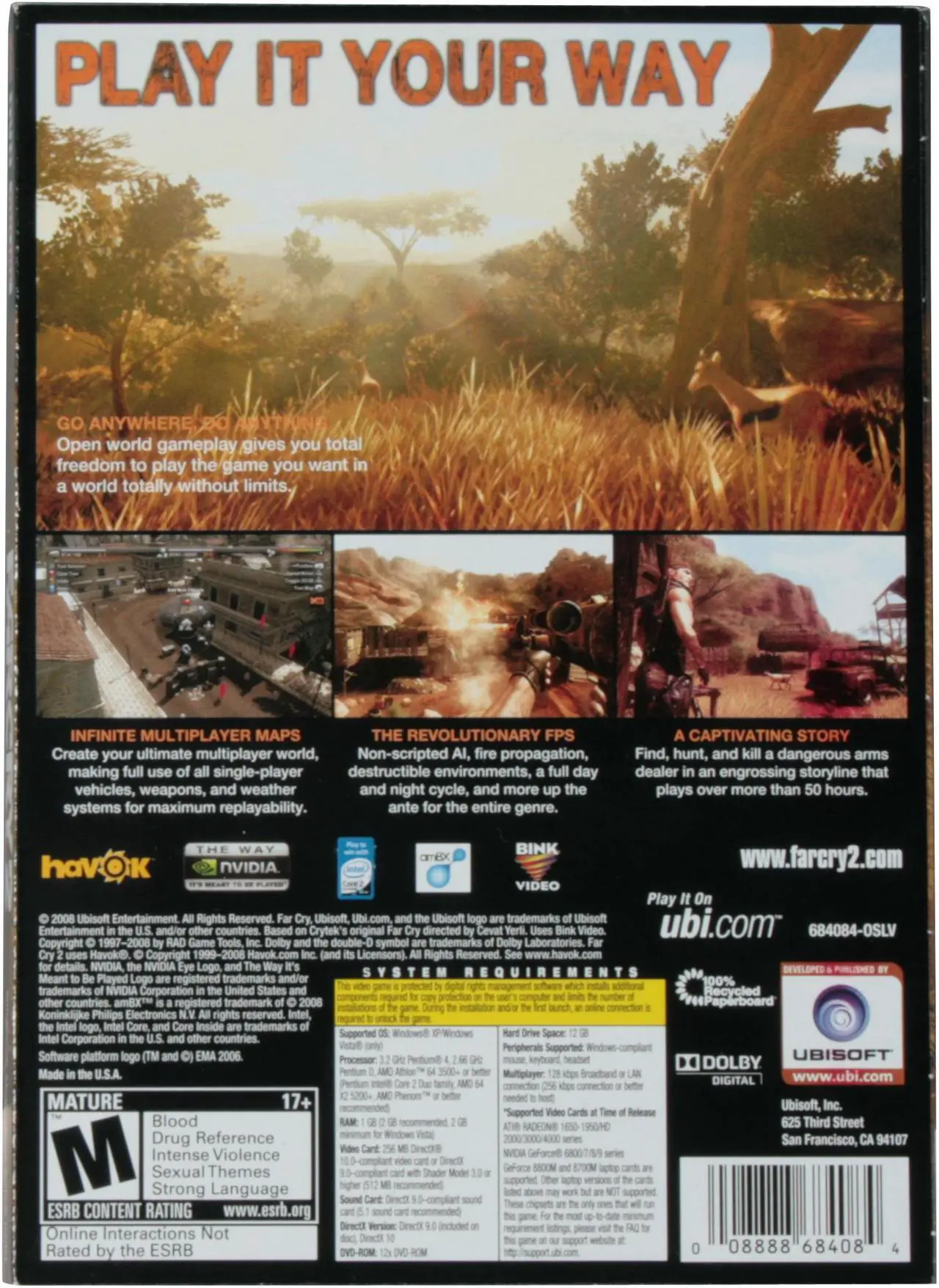 Alt view image 3 of 18 - Far Cry 2 PC Game