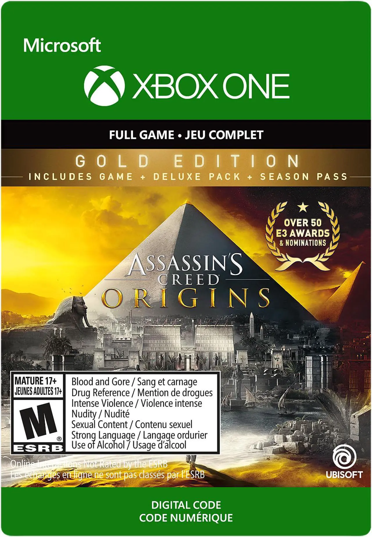 Main image of Assassin's Creed Origins: Gold Edition Xbox One [Digital Code]