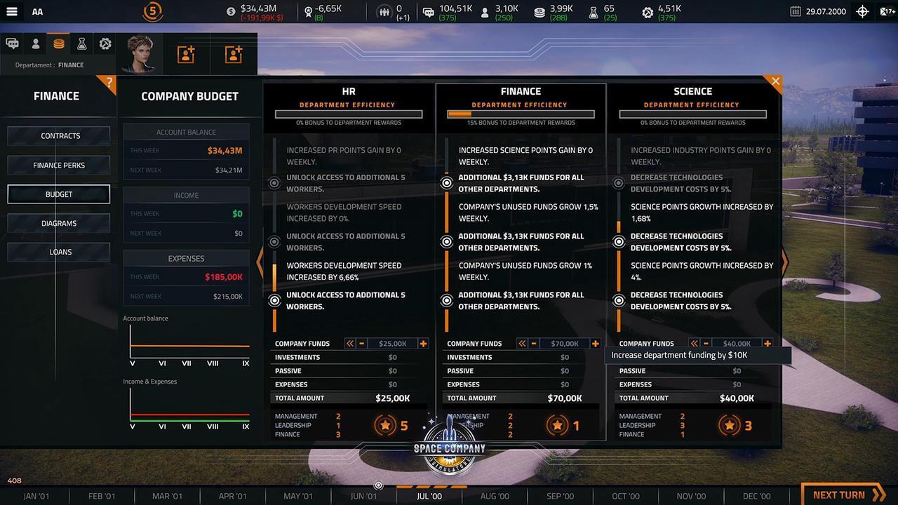 Alt view image 3 of 10 - Space Company Simulator - Early Access - PC [Steam Online Game Code]