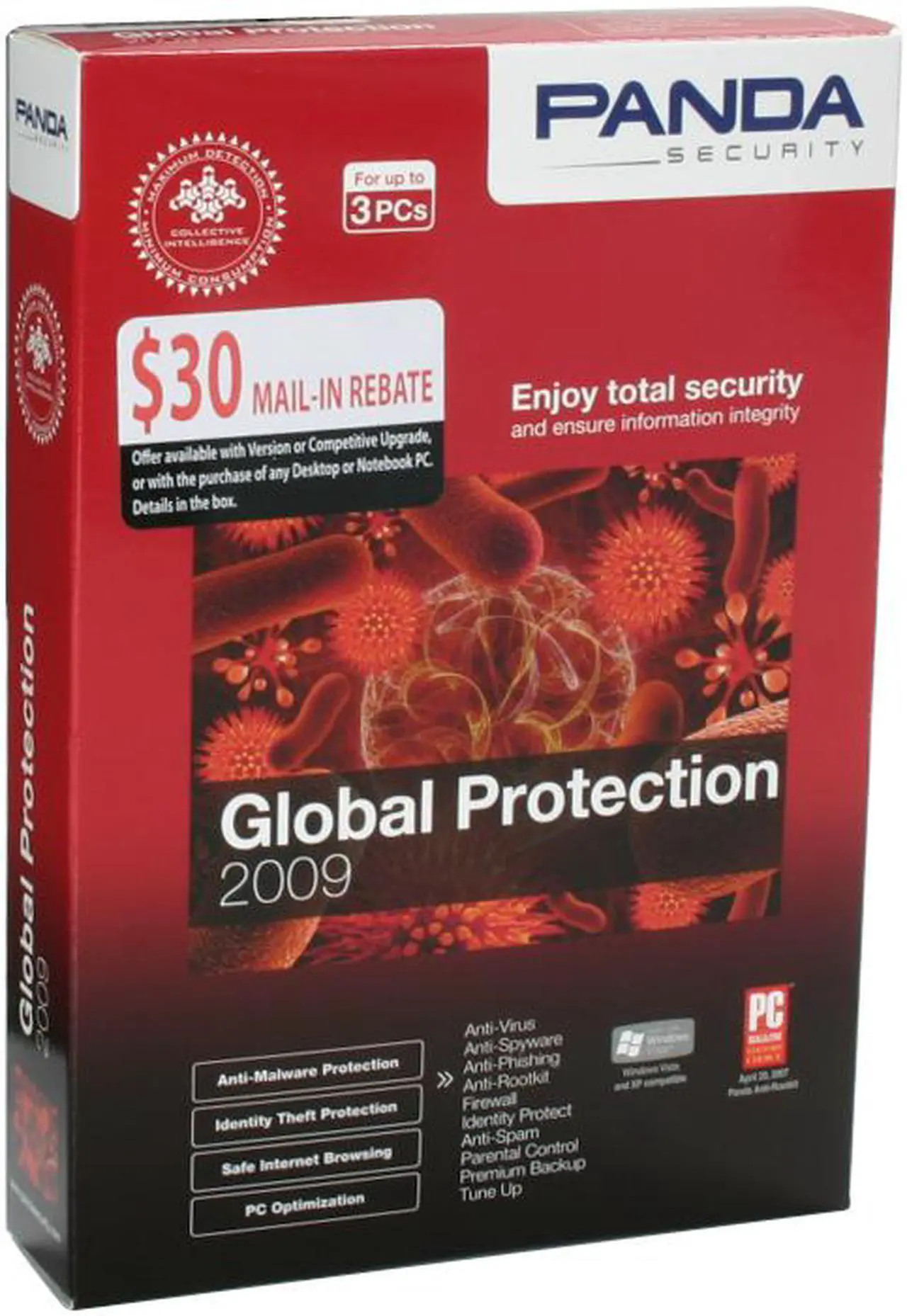 Main image of Panda Security Global Protection 2009 - 3 User