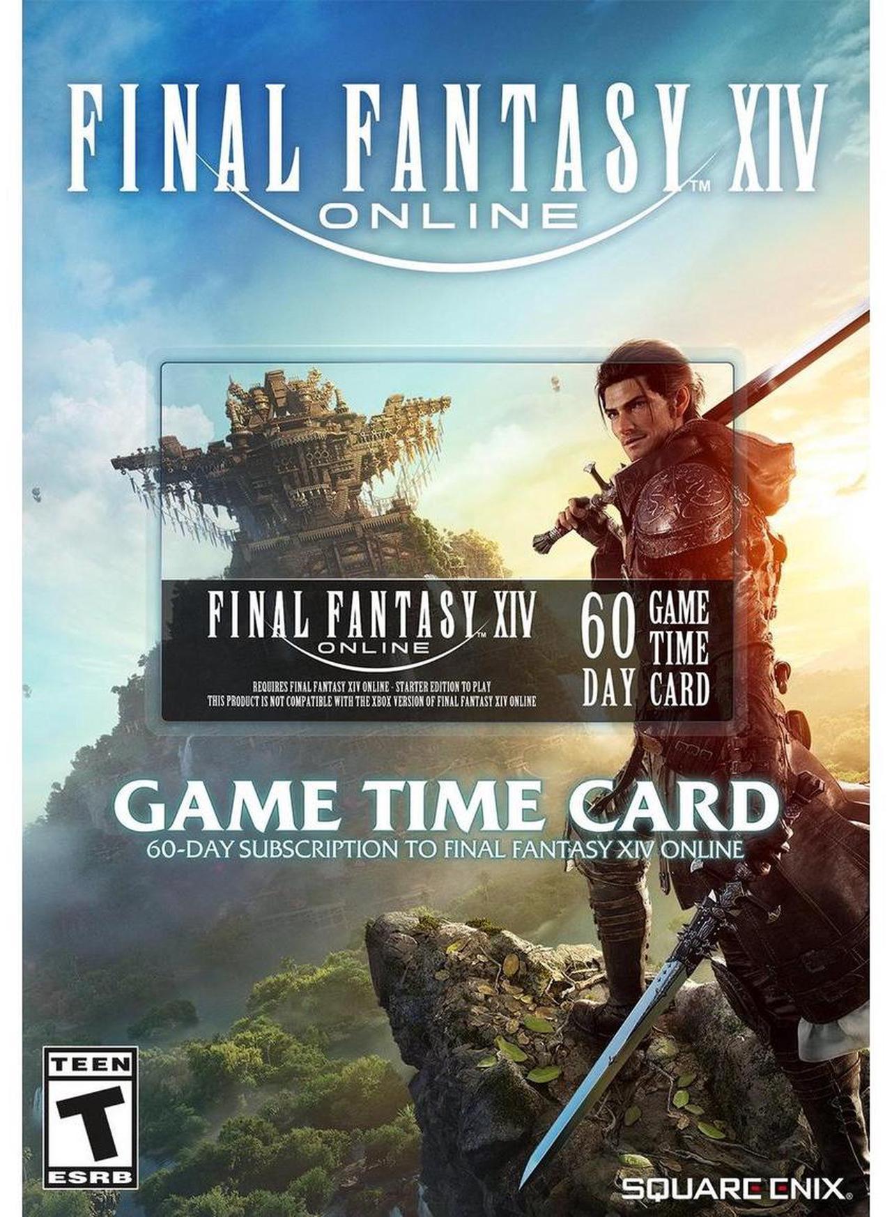 Final Fantasy XIV Time Card - Online Game 