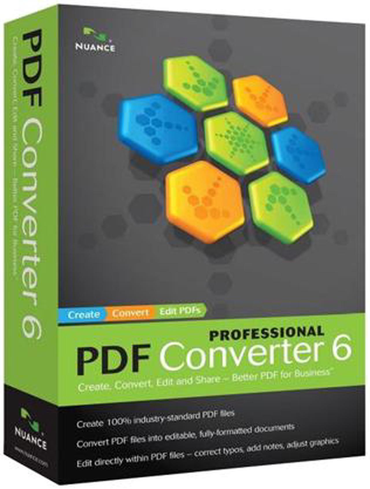 Main image of NUANCE PDF Converter Professional 6