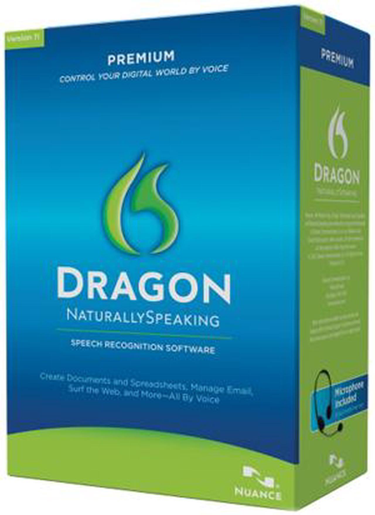Main image of NUANCE Dragon NaturallySpeaking 11.0 Premium With Headset