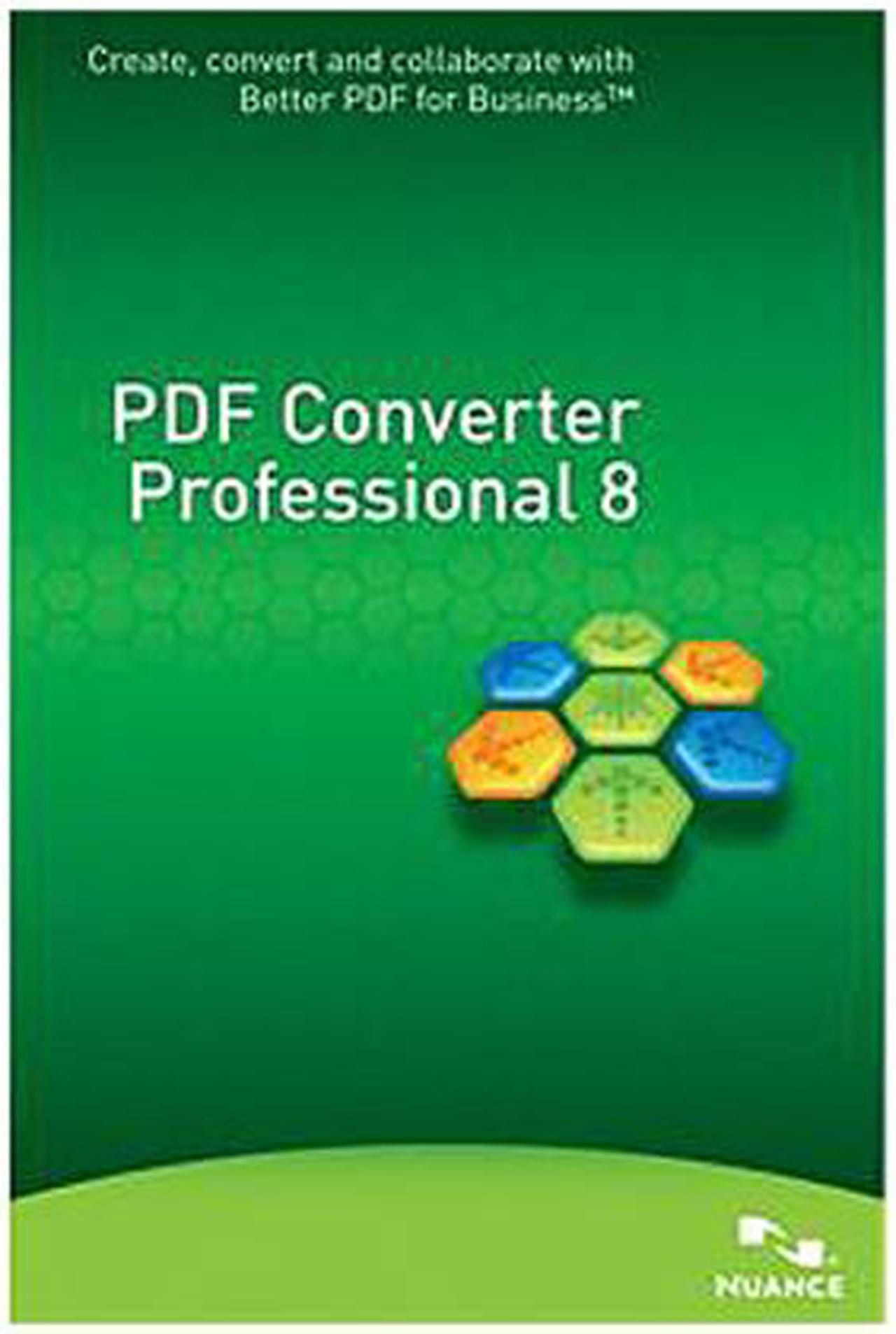 Main image of NUANCE PDF Converter Pro 8.0, 5 User License