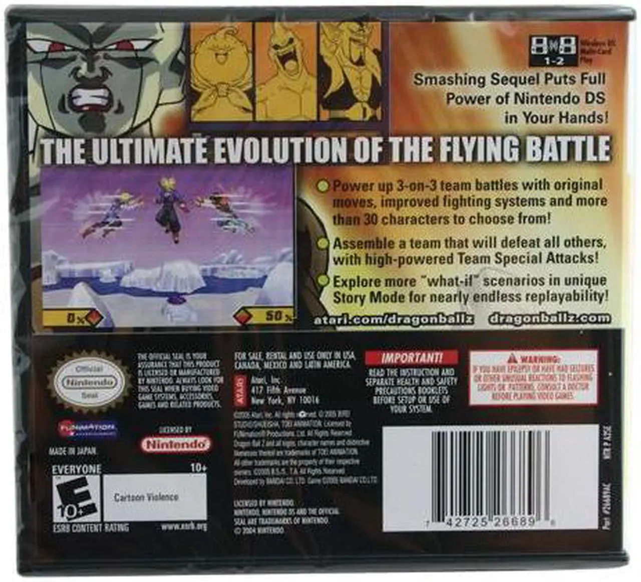 Alt view image 2 of 2 - Dragon Ball Z Supersonic Warriors 2 game