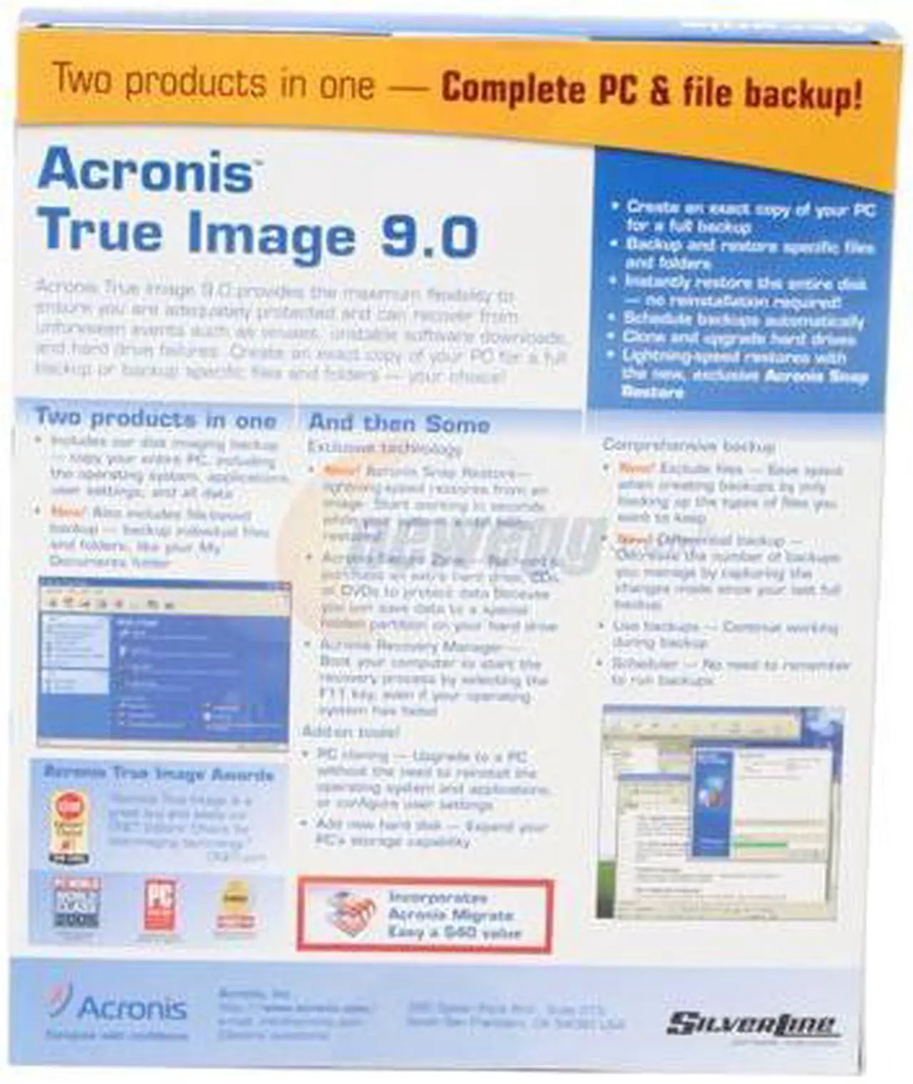 Alt view image 2 of 3 - Acronis True Image 9.0