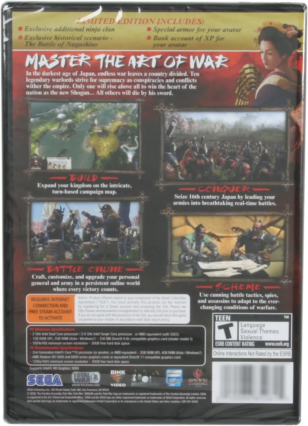 Alt view image 2 of 2 - Total War: Shogun 2 Limited Edition PC Game