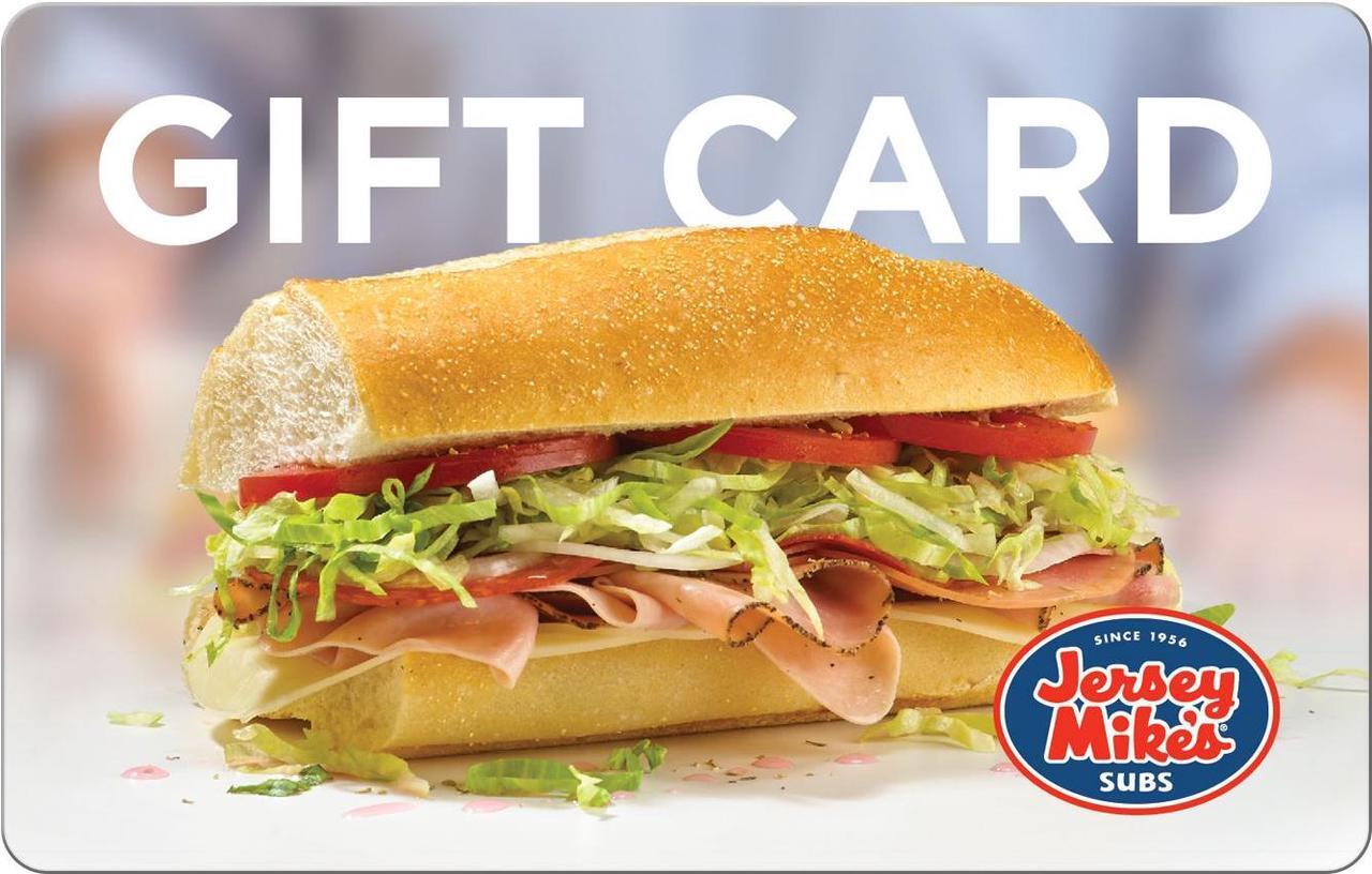 Main image of Jersey Mike's $100 Gift Card (Email Delivery)