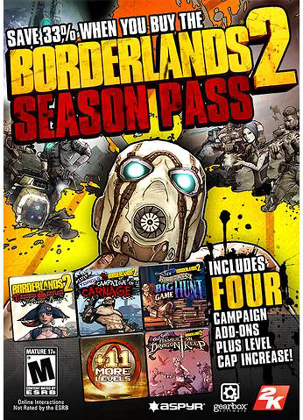 Main image of Borderlands 2 Season Pass for Mac [Online Game Code]