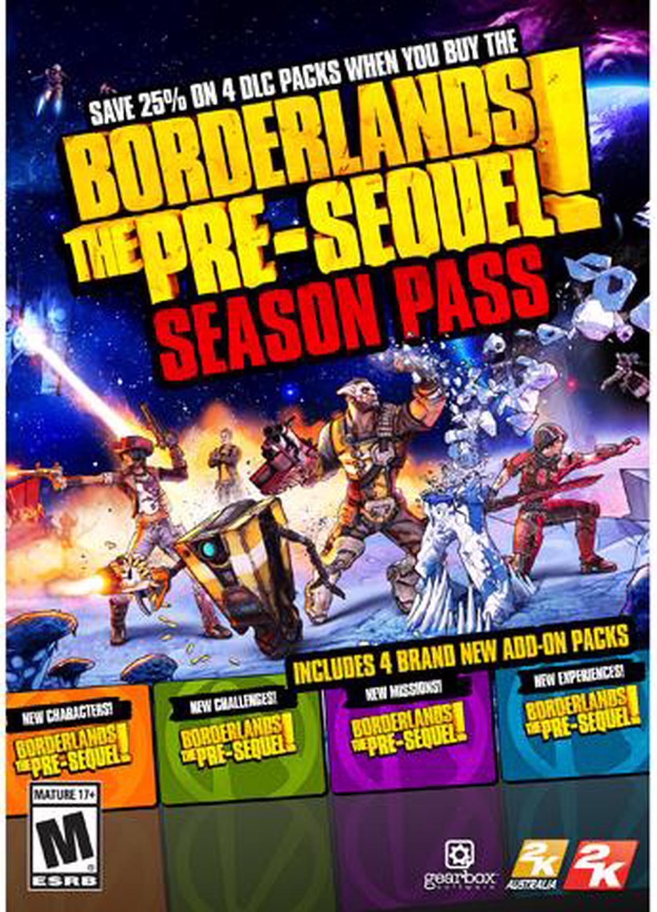 Main image of Borderlands: The Pre-Sequel Season Pass [Online Game Code]
