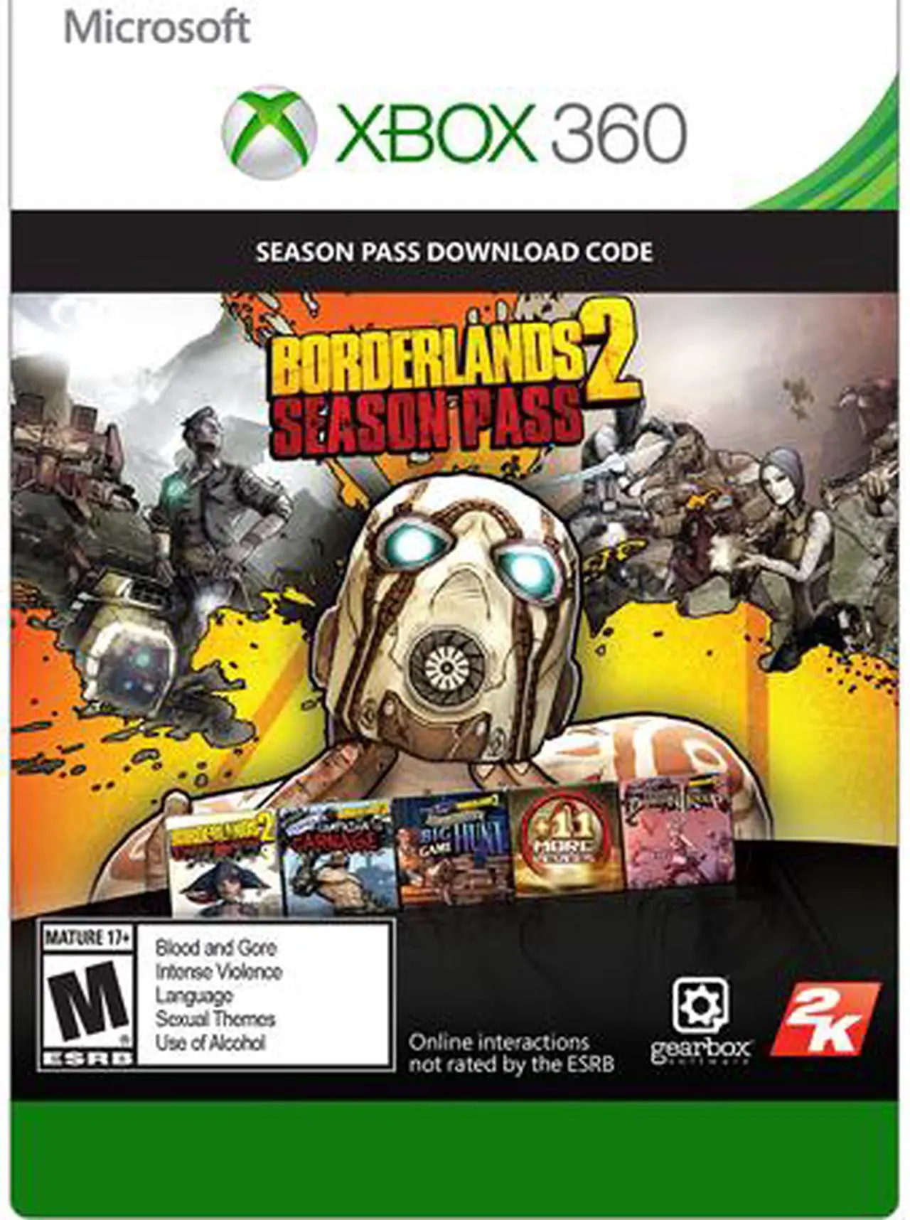 Main image of Borderlands 2 Season Pass XBOX 360 [Digital Code]