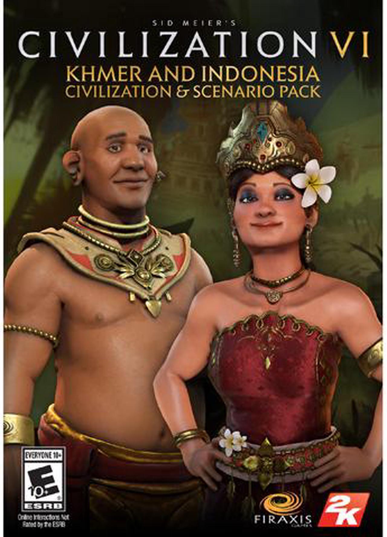 Main image of Sid Meier's Civilization VI - Khmer and Indonesia Civilization & Scenario Pack [Online Game Code]