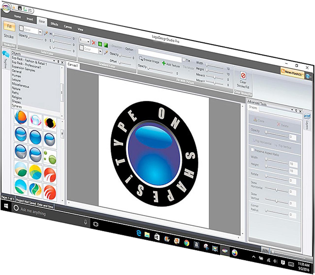 Alt view image 2 of 5 - SummitSoft Logo Design Studio Pro - Download