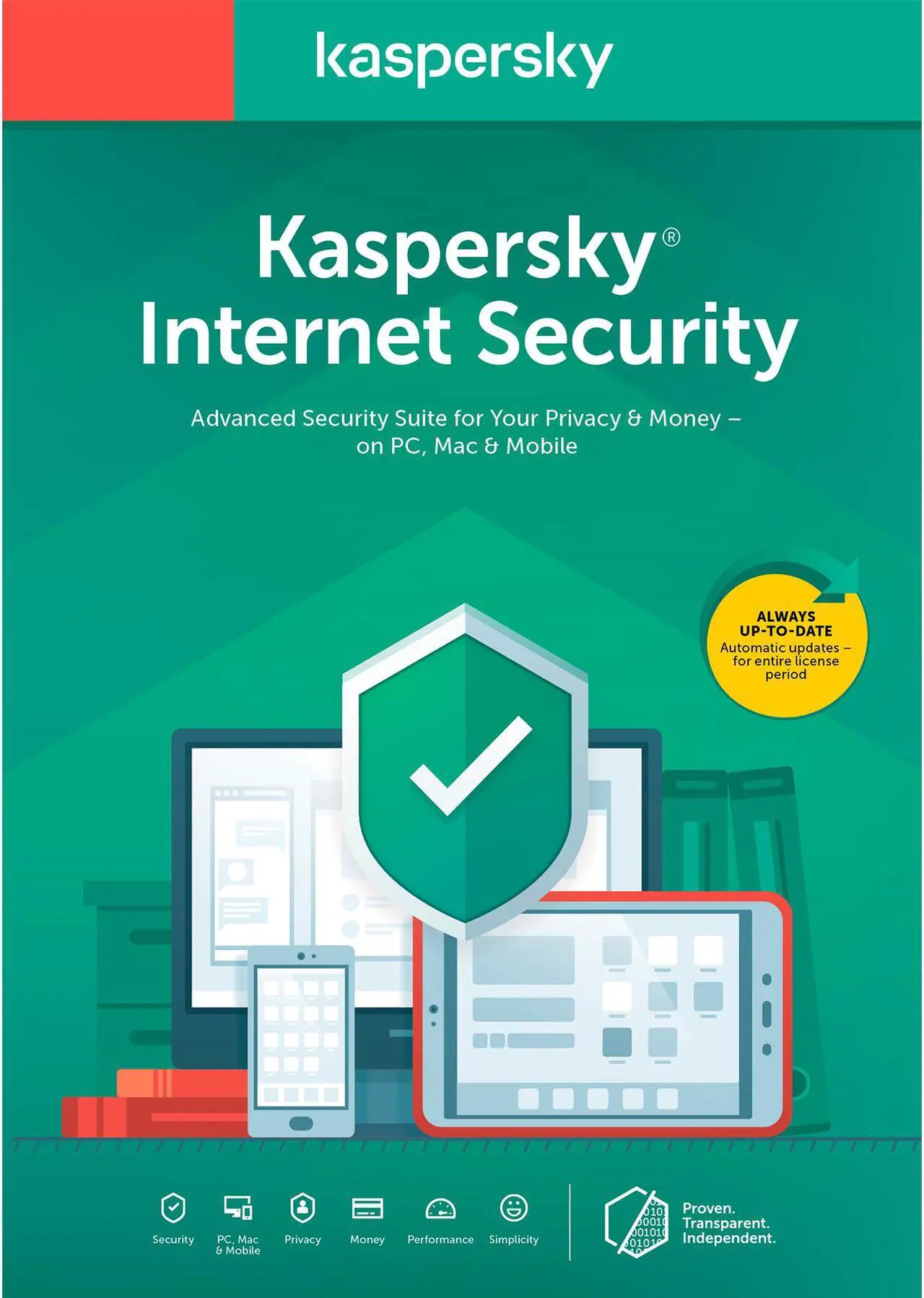 Main image of Kaspersky Internet Security 2022 1 Year / 3 Devices (Key Card)