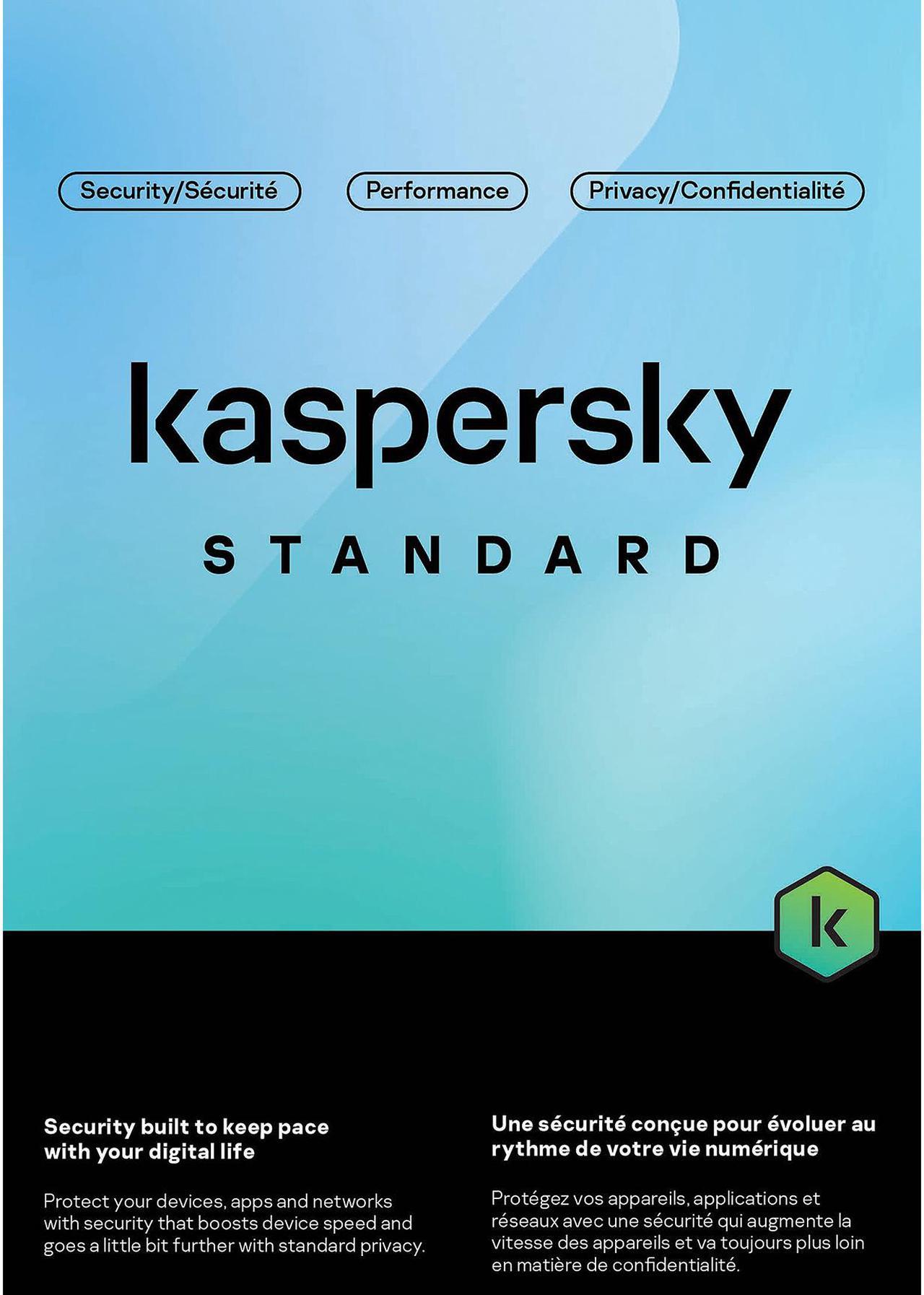 Kaspersky KASPERSKY LABS ESD: Kaspersky STANDARD 3 User