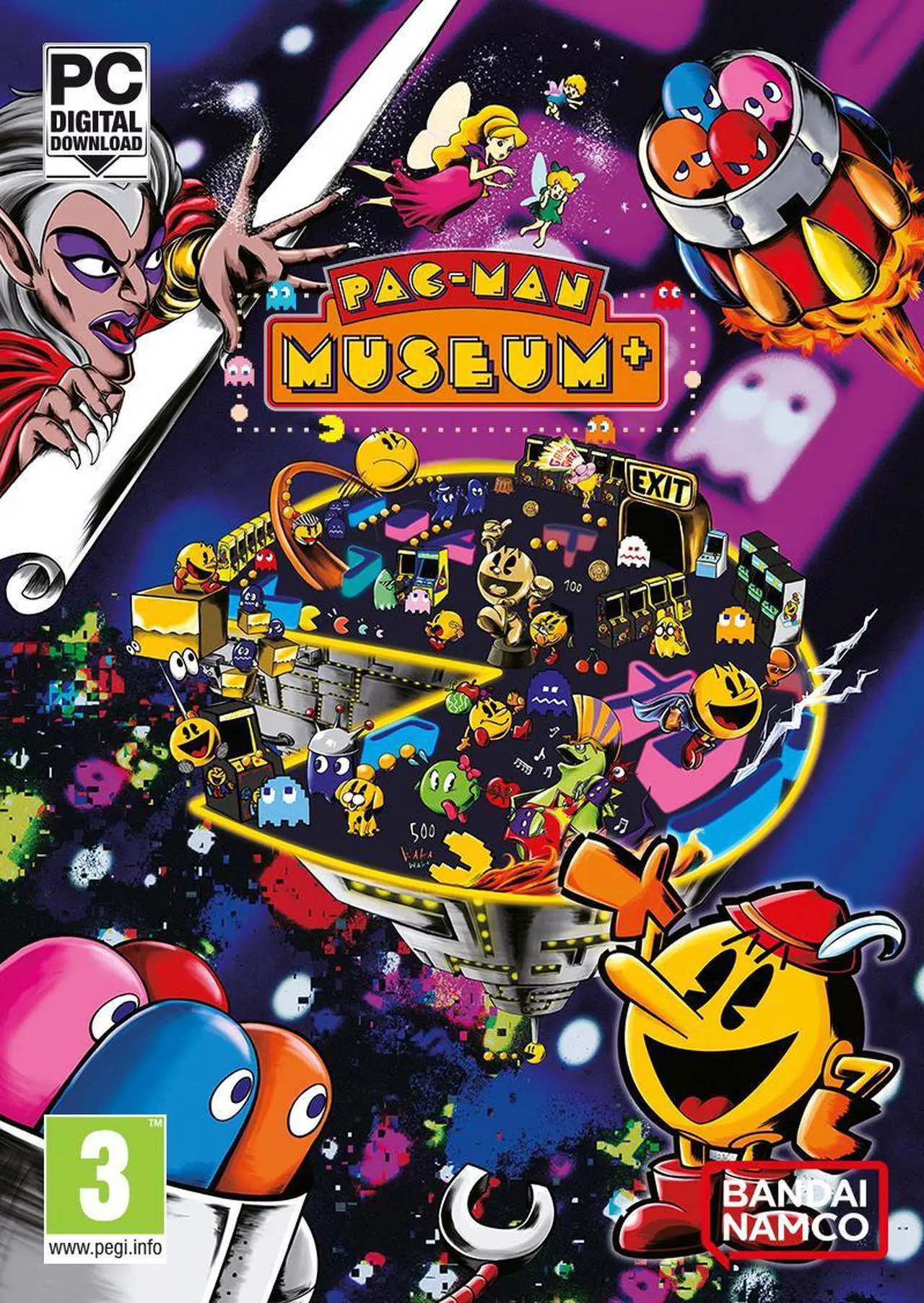 PAC-MAN MUSEUM+ - PC [Online Game Code] - Newegg.com