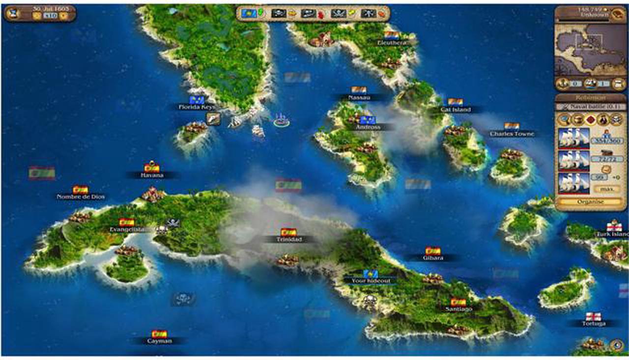 Alt view image 2 of 5 - Port Royale 3: Dawn of Pirates DLC [Online Game Code]