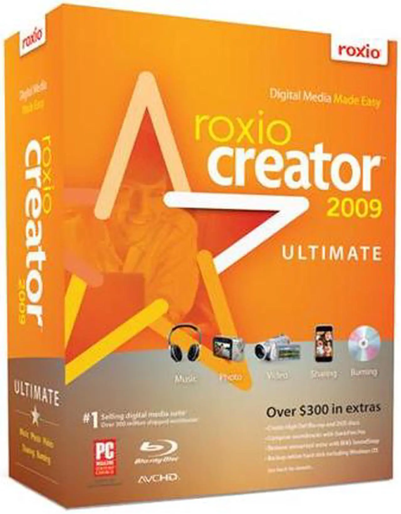 Main image of Roxio Creator 2009 Ultimate - Mini Box