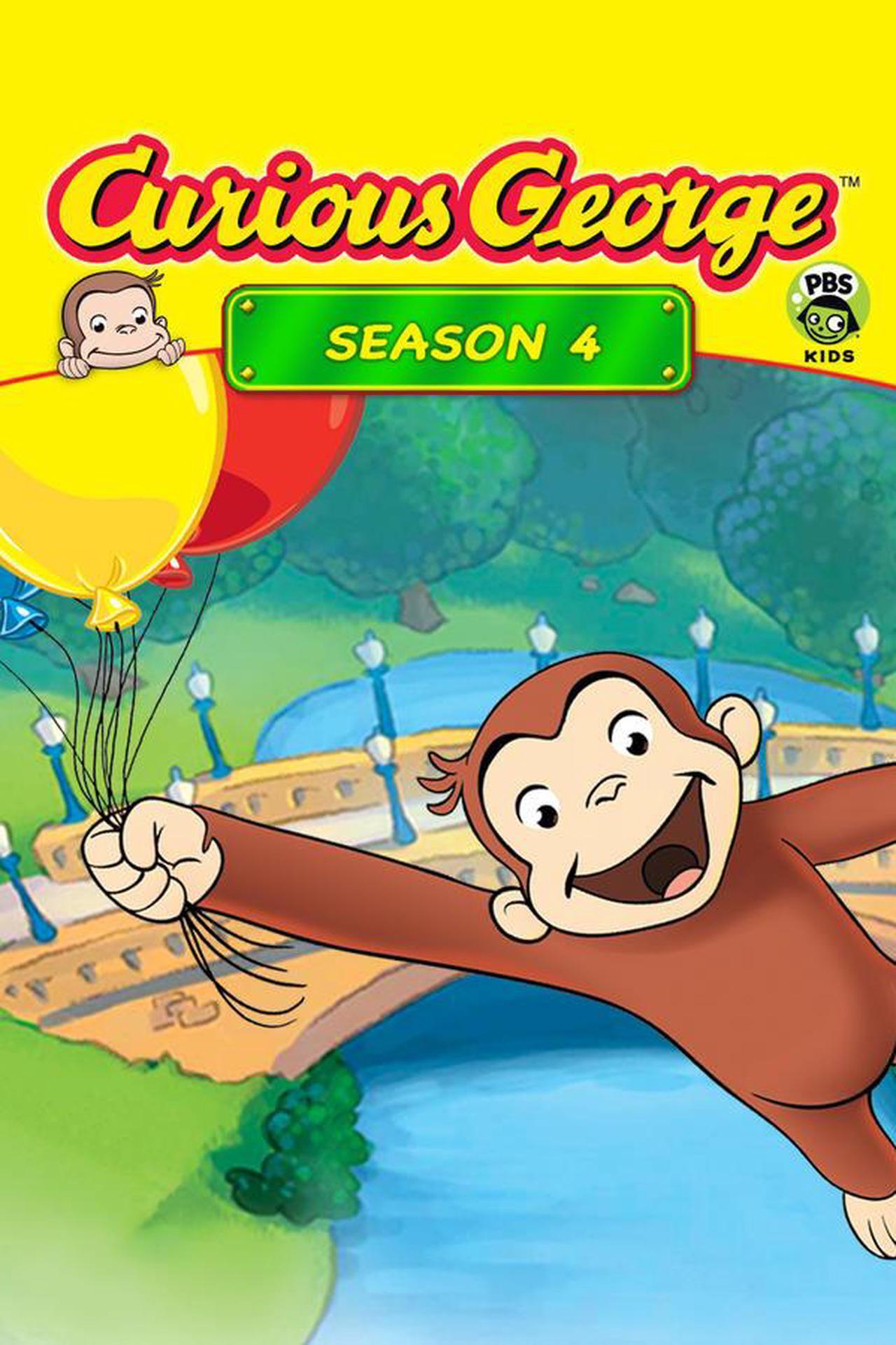 Main image of Curious George: Season 4 Episode 7 - Guest Monkey / Charkie Goes to School [SD] [Buy]
