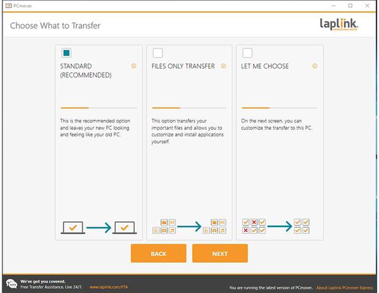 Alt view image 3 of 7 - Laplink PCmover Express v11 - 2 Use