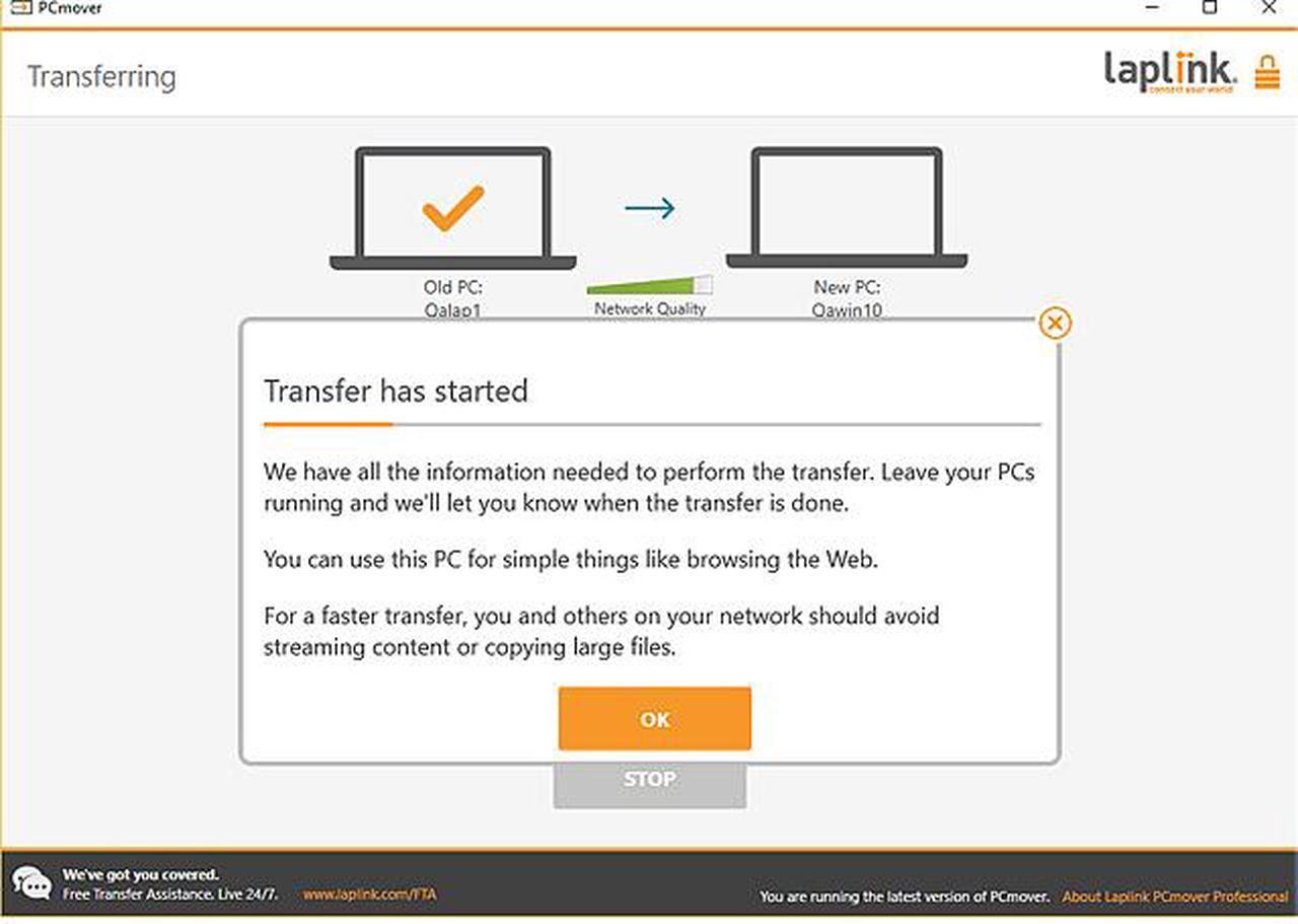 Alt view image 7 of 7 - Laplink PCmover Professional - 1 Use (Moves Applications, Files, and Settings to Your New PC) Download