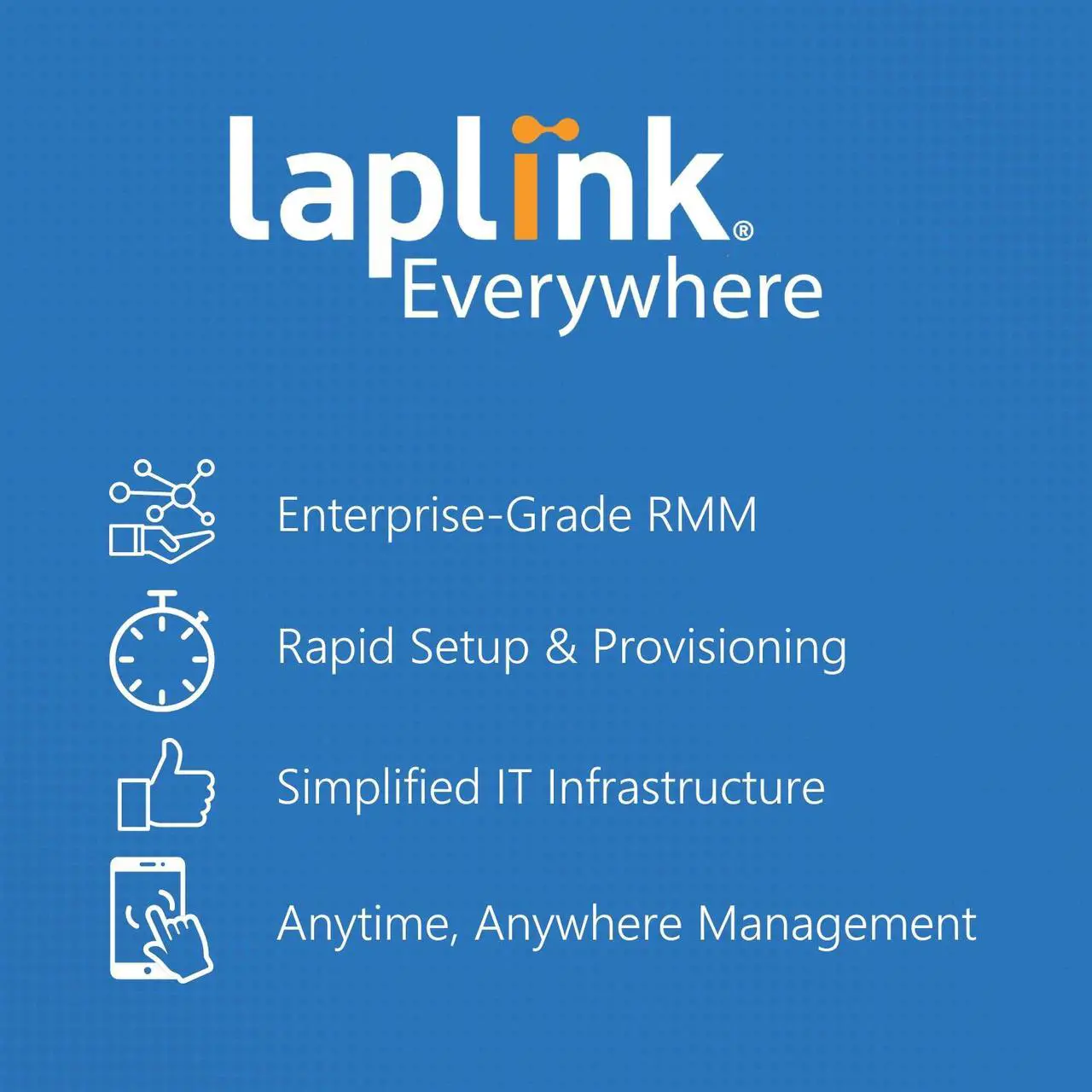 Alt view image 3 of 10 - Laplink Everywhere | Premium license | Remote management of 25 devices for 24 Months