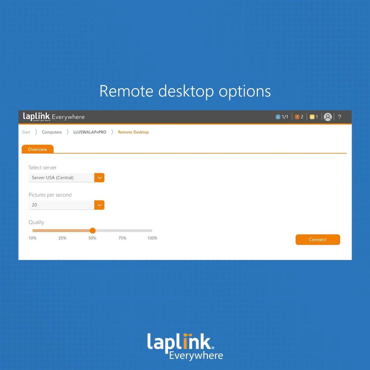 Alt view image 8 of 10 - Laplink Everywhere | Premium license | Remote management of 25 devices for 24 Months