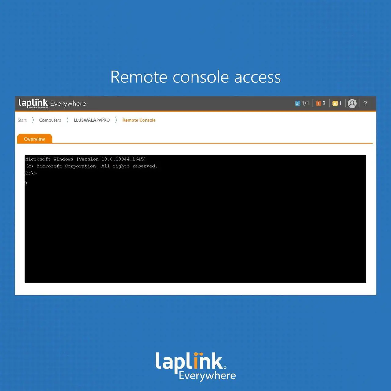 Alt view image 9 of 10 - Laplink Everywhere | Premium license | Remote management of 25 devices for 24 Months