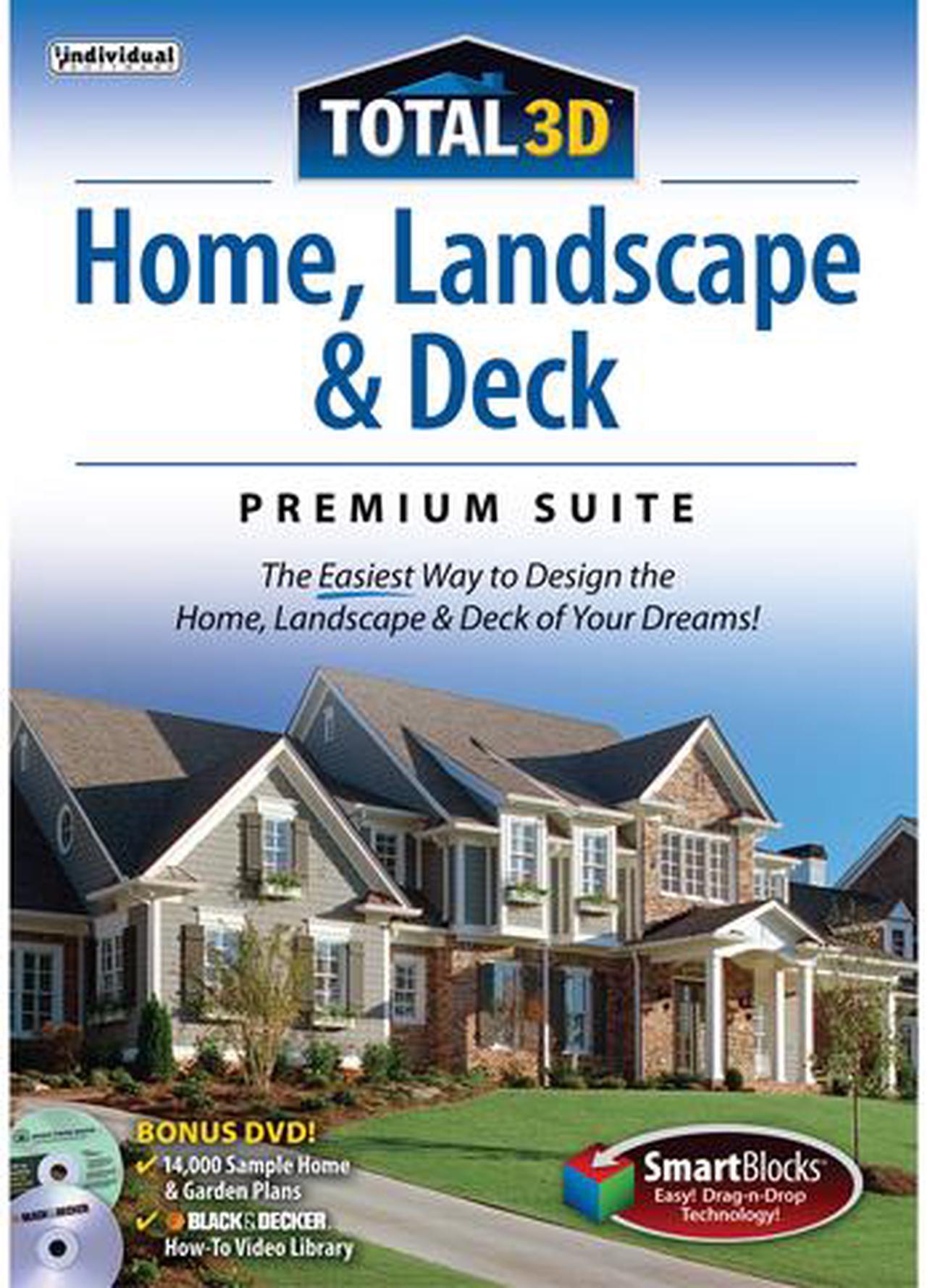 Main image of Individual Software Total 3D Home, Landscape & Deck Suite 12 - Download