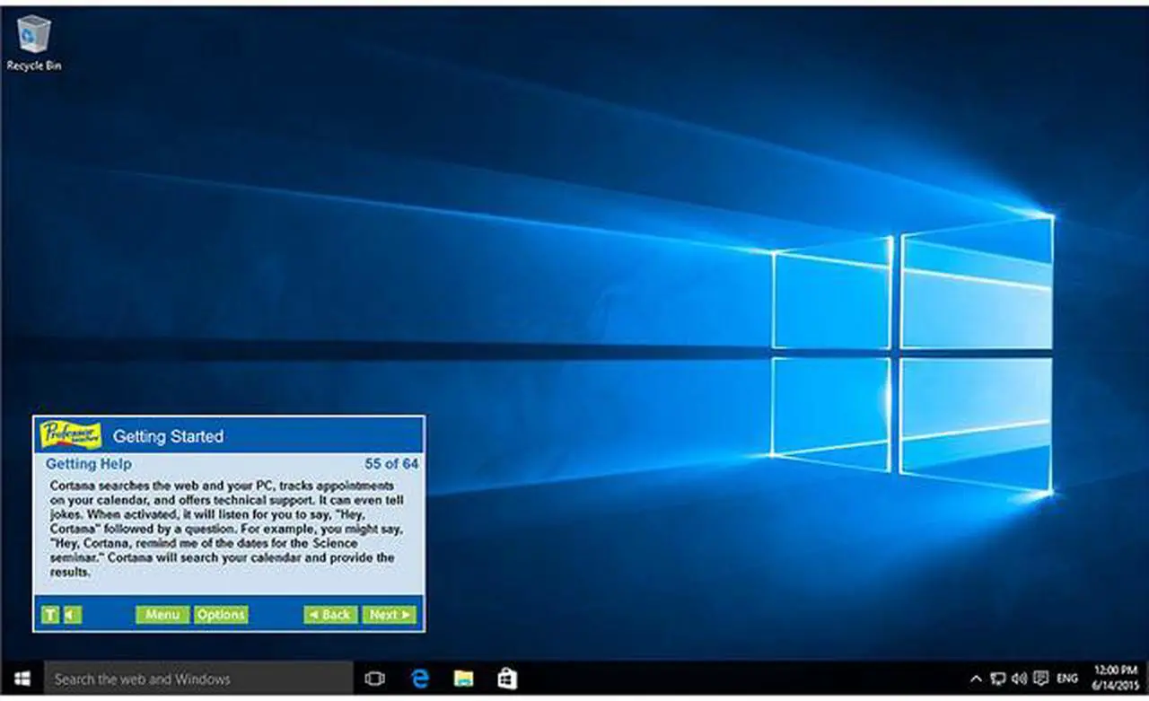 Alt view image 3 of 7 - Individual Software Professor Teaches Windows 10 - Download