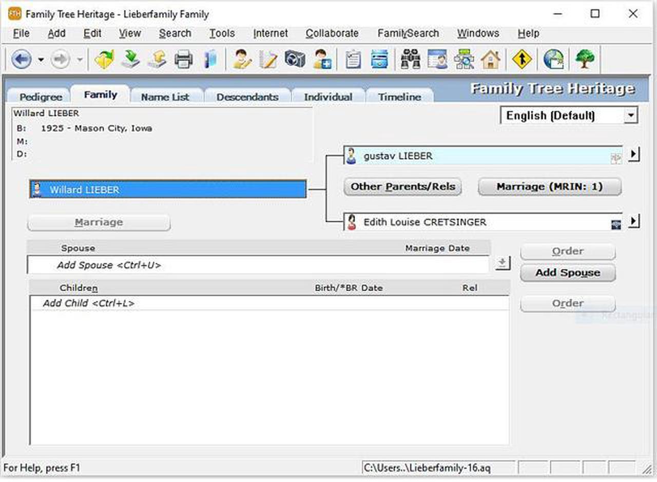 Alt view image 6 of 11 - Individual Software Family Tree Heritage Gold - Download