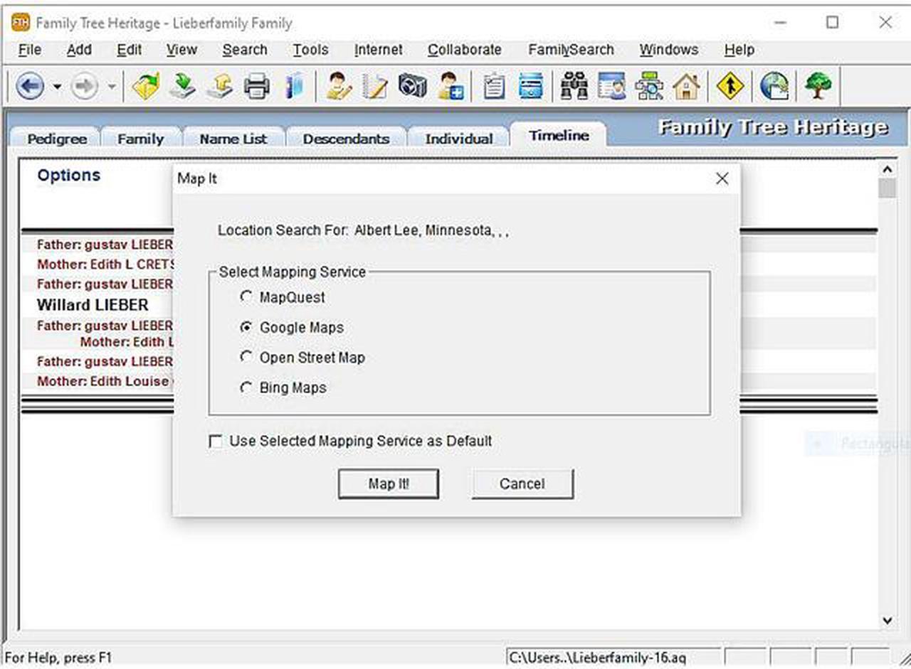 Alt view image 8 of 11 - Individual Software Family Tree Heritage Gold - Download