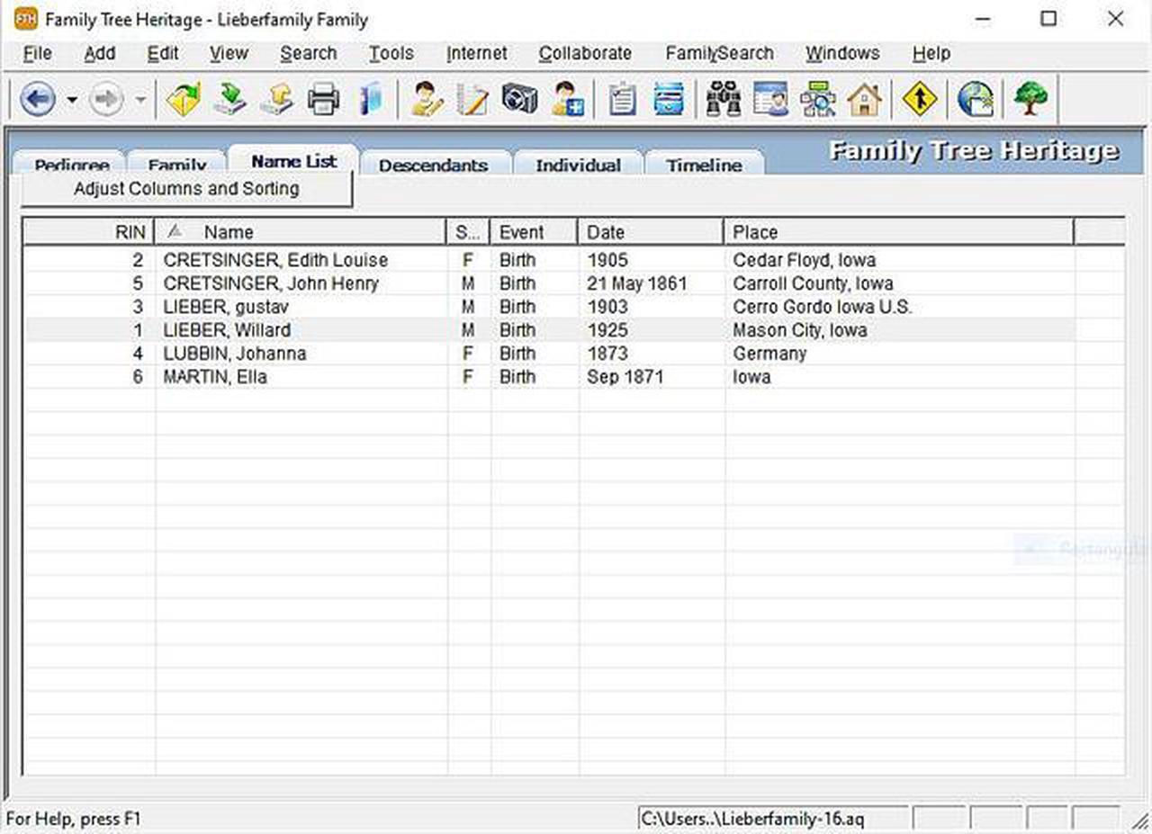 Alt view image 9 of 11 - Individual Software Family Tree Heritage Gold - Download